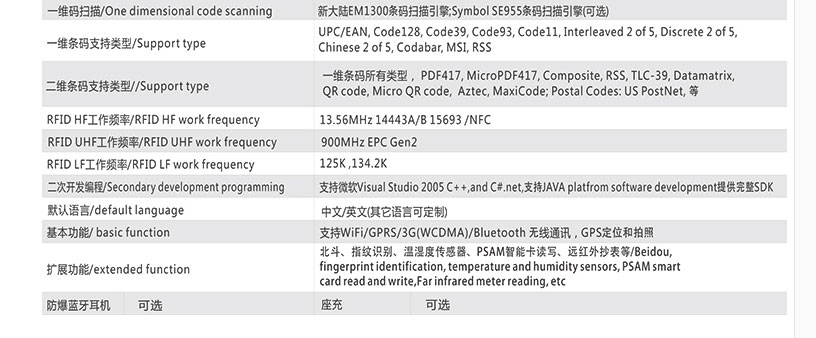 户外工况防爆手持终端TT43 4.3寸IPS全视角触摸屏详情1